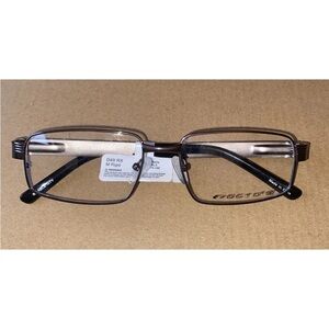 Octo Rigid 180° Gun Black Eyeglass Frames 54 16 140 (B-27)